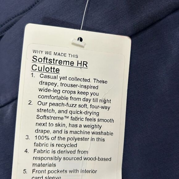 Lululemon Softstreme High-Rise Culotte - Picture 5 of 5